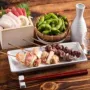 Menu sashimi yakitori 11 pcs